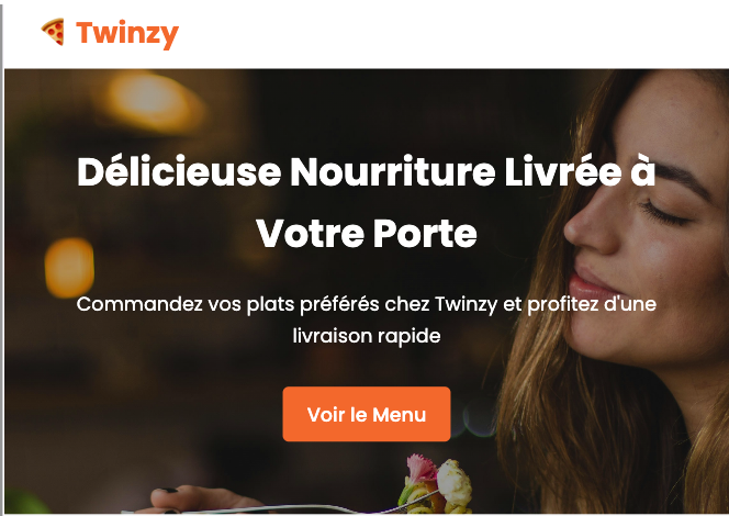 Twinzy.ma - Food Delivery Website