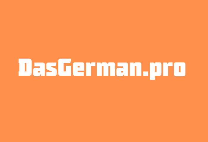 DasGerman.pro - German Articles Learning Platform