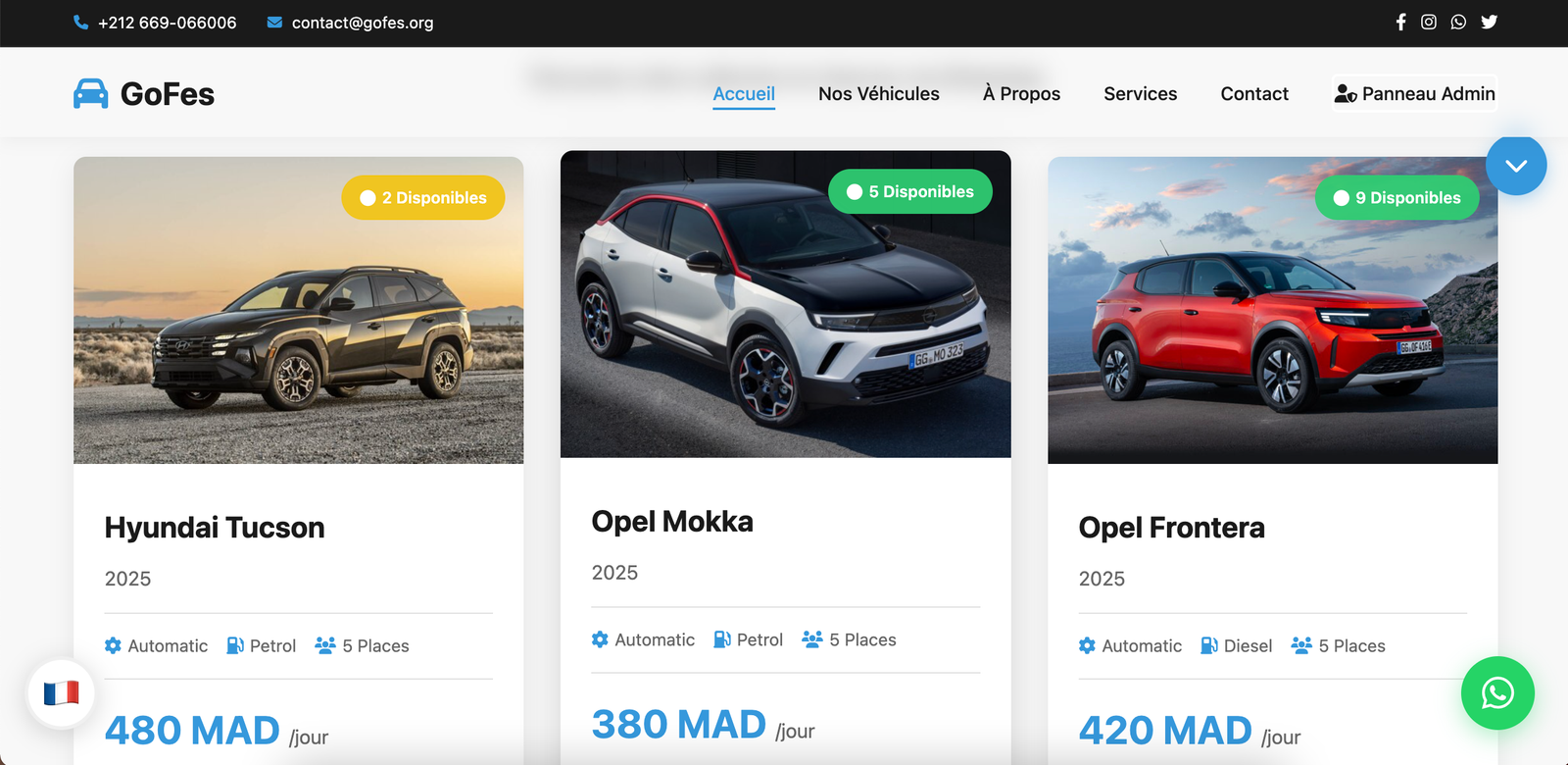 GoFes - Car Rental Booking Platform