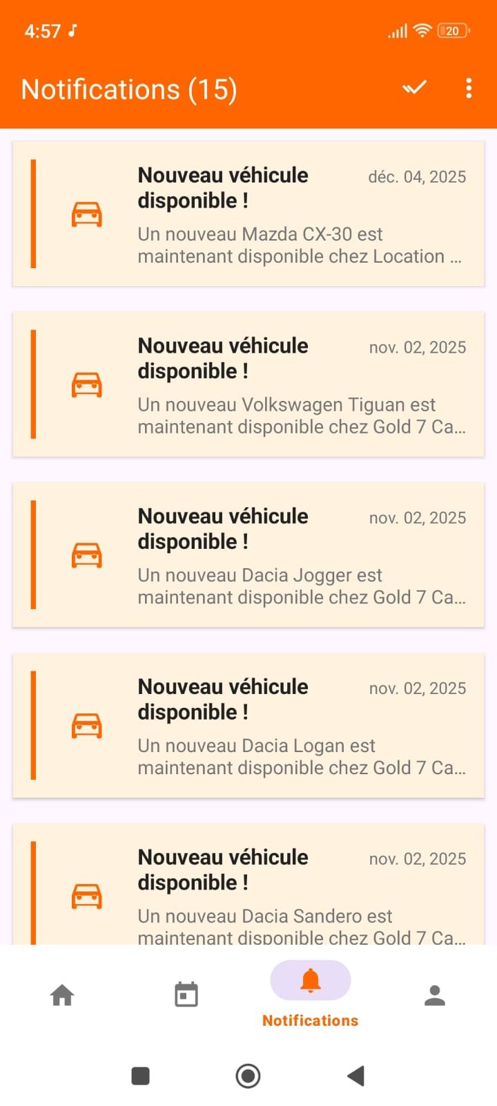 QL Clients - Vehicle Rental Booking App