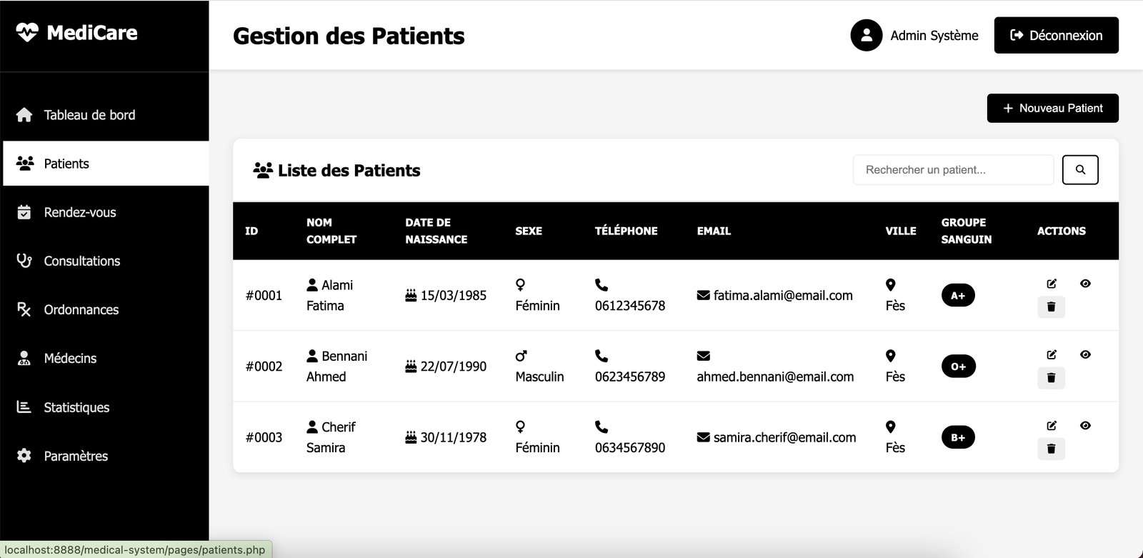 Medical System - Doctor Management Platform